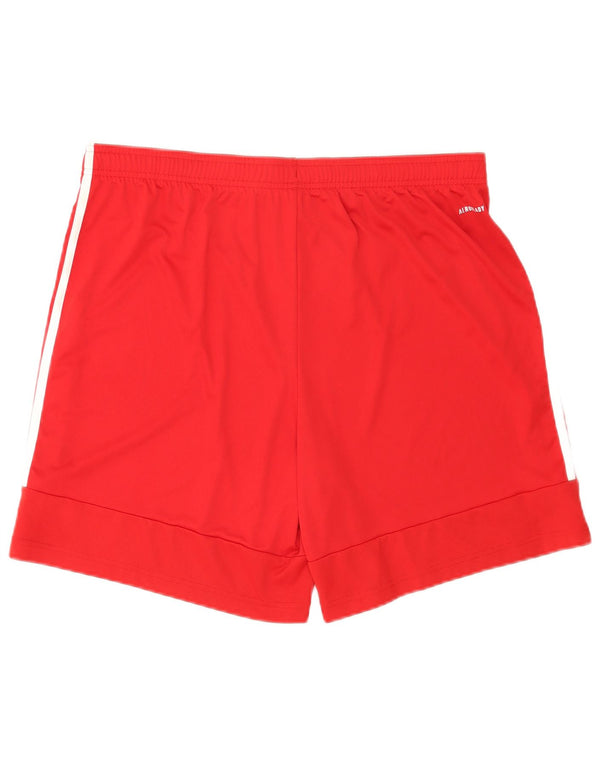 Adidas Mens Aeroready Sport Shorts XL  Red Polyester