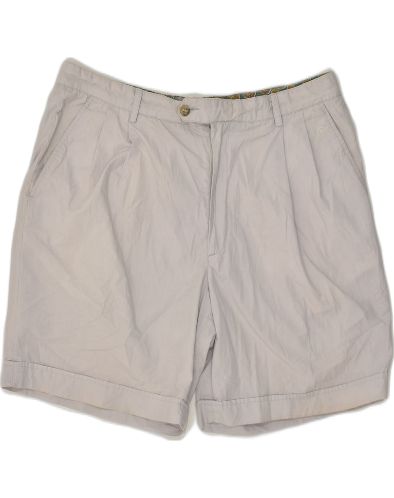 SEA BARRIER Mens Casual Shorts IT 52 Large W34 Grey Polyester | Vintage Sea Barrier | Thrift | Second-Hand Sea Barrier | Used Clothing | Messina Hembry 