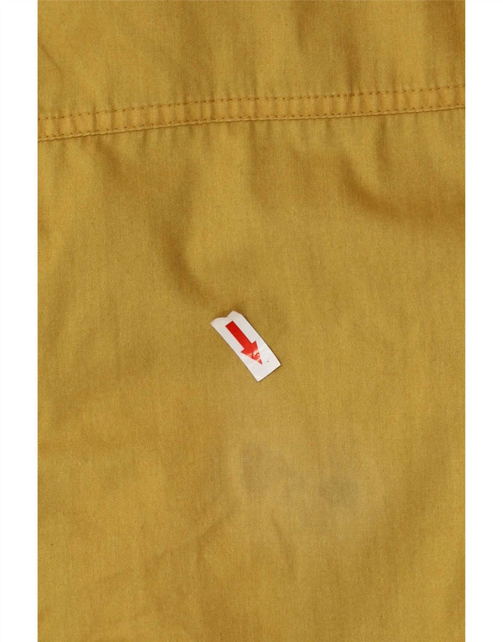 Leader Mens Bomber Jacket UK 38 Medium Yellow