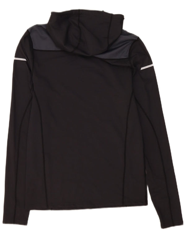 Mountain Warehouse Mens IsoCool Top Long Sleeve Small Black Colourblock