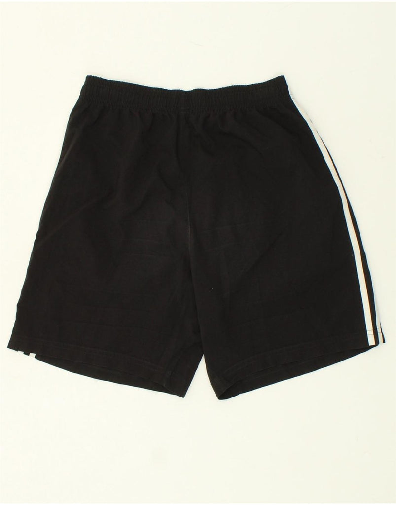 ADIDAS Mens Sport Shorts Small Black Polyester | Vintage Adidas | Thrift | Second-Hand Adidas | Used Clothing | Messina Hembry 