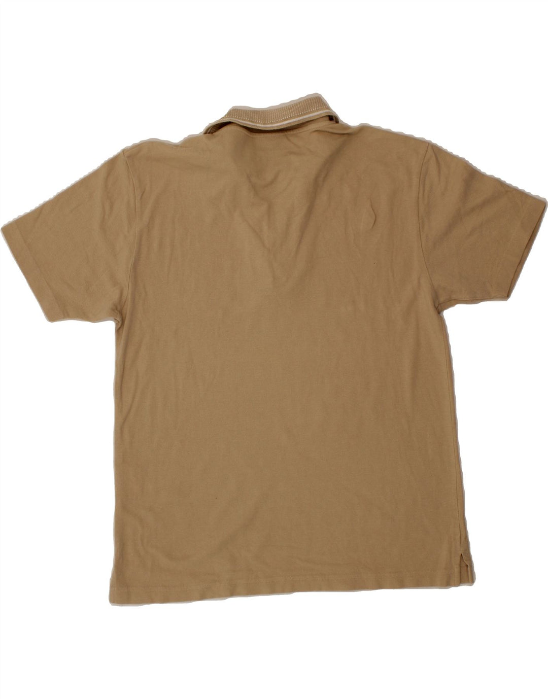 WRANGLER Mens Zip Neck Polo Shirt Large Beige Cotton Vintage Wrangler and Second-Hand Wrangler from Messina Hembry 