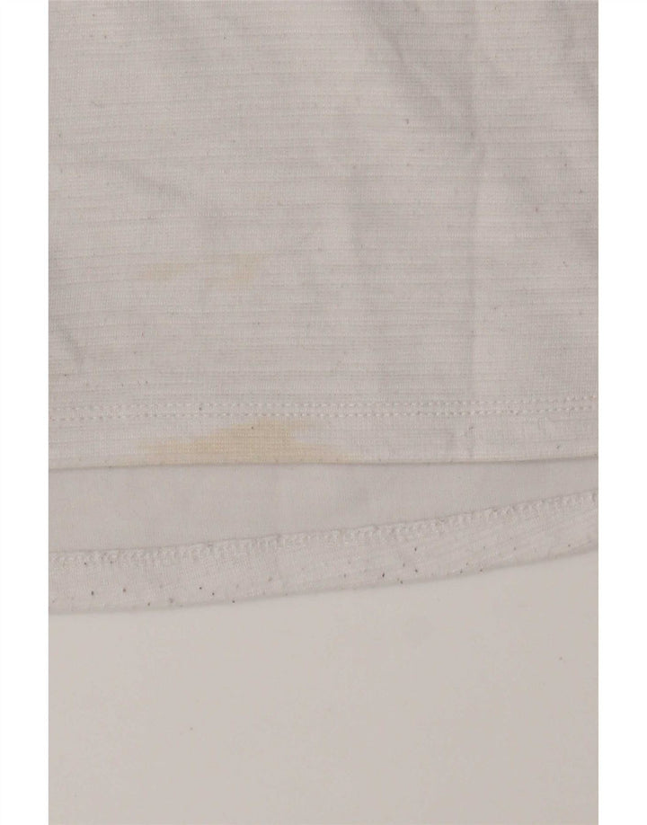 Zara Womens Oversized Vest Top UK 10 Small White Polyester