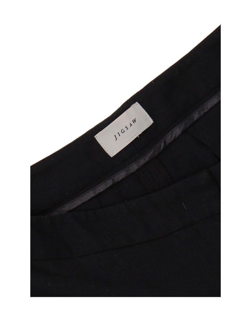 JIGSAW Womens High Waist Straight Capri Trousers W36 L24 Navy Blue Vintage Jigsaw and Second-Hand Jigsaw from Messina Hembry 