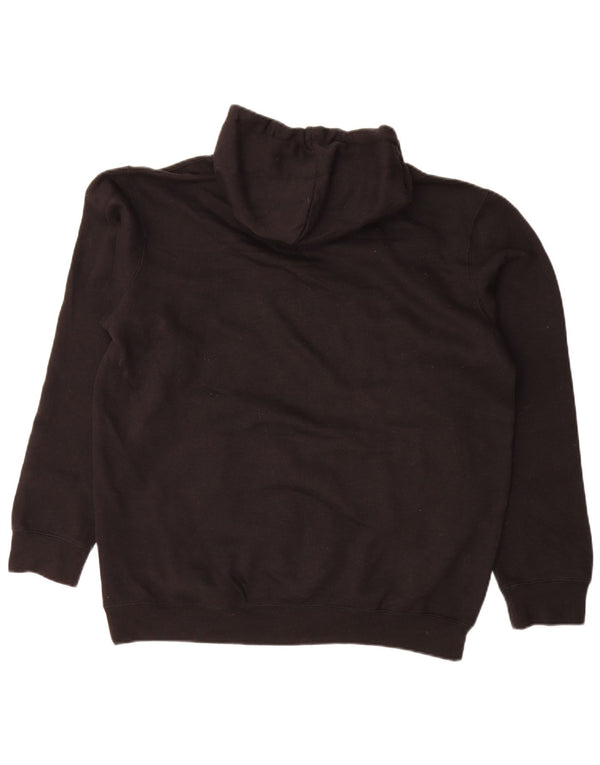 Pierre Cardin Mens Graphic Hoodie Jumper XL Black Cotton