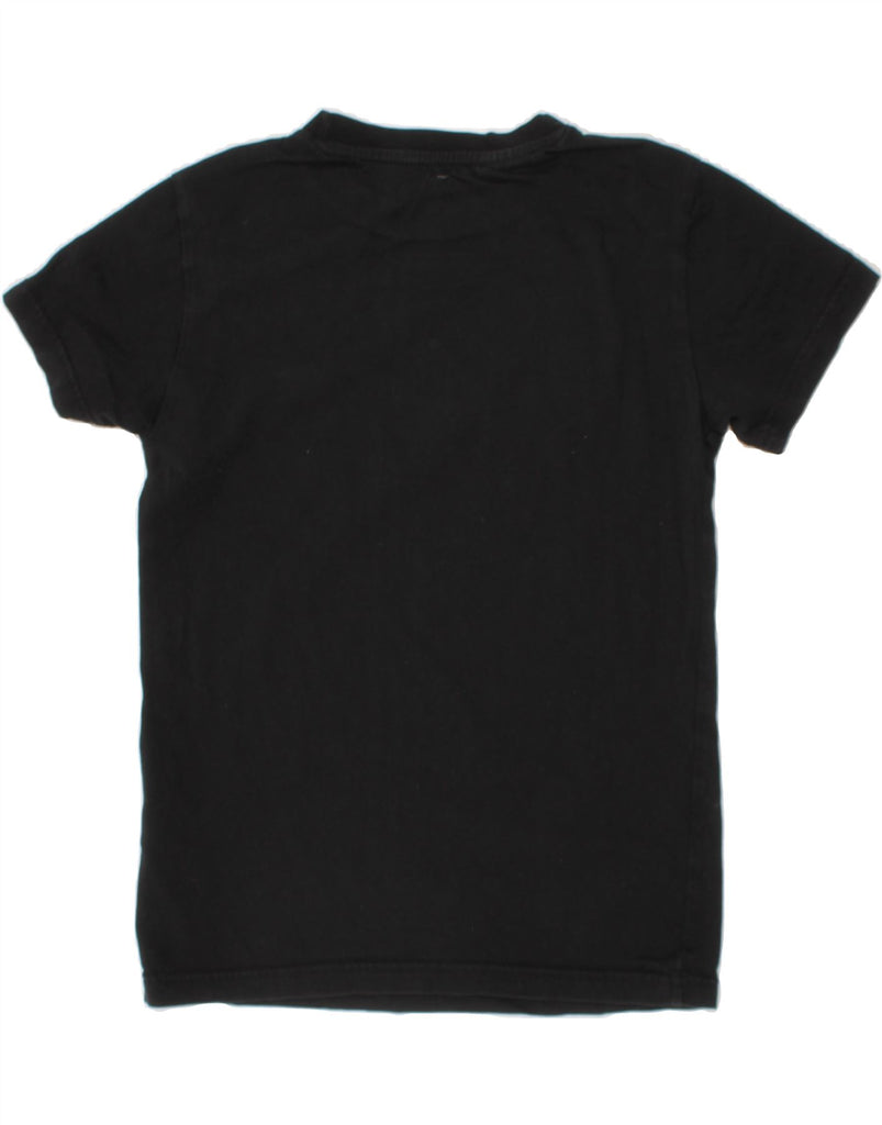 ADIDAS Boys Graphic T-Shirt Top 9-10 Years Small  Black Cotton Vintage Adidas and Second-Hand Adidas from Messina Hembry 