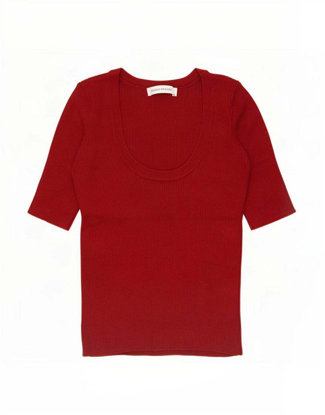 Zara Womens Blouse Top UK 8 Small Burgundy