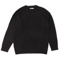 Zara Womens Crew Neck Jumper Sweater UK 14 Medium Black Viscose