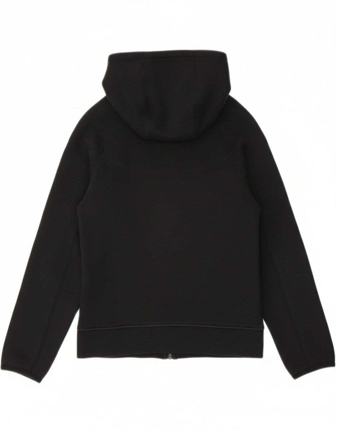 Nike Boys Zip Hoodie Sweater 10-11 Years Medium Black Cotton