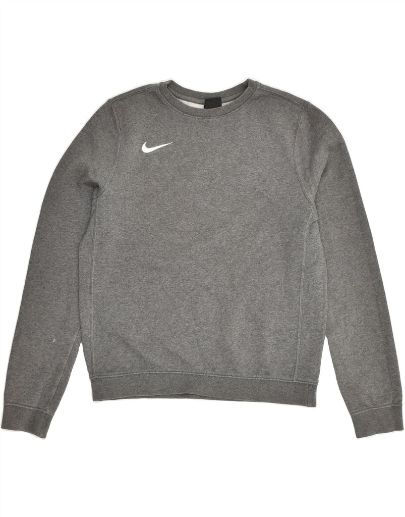 NIKE Boys Sweatshirt Jumper 13-14 Years XL Grey Cotton | Vintage Nike | Thrift | Second-Hand Nike | Used Clothing | Messina Hembry 