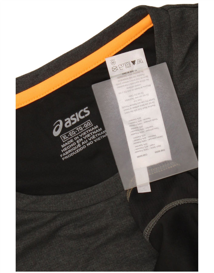 Asics Mens Vest Top XL Grey Colourblock Polyester