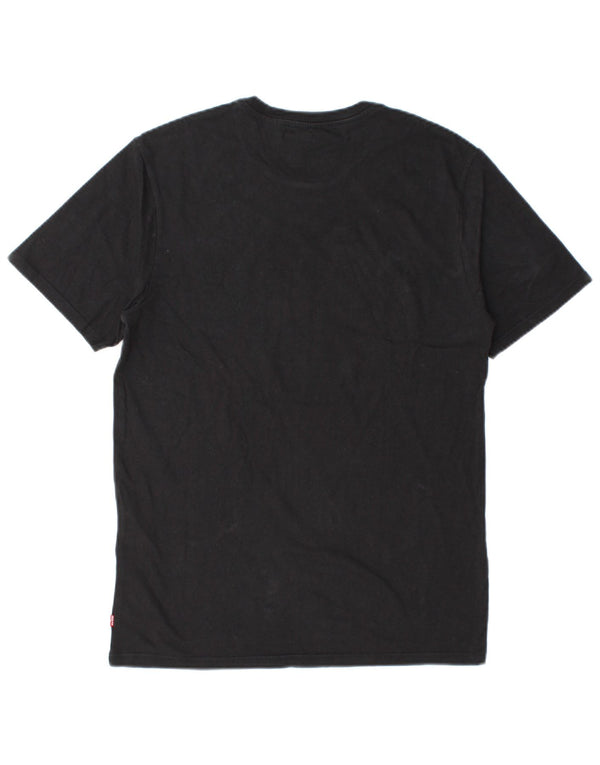 Levi's Mens Graphic T-Shirt Top Small Black Cotton