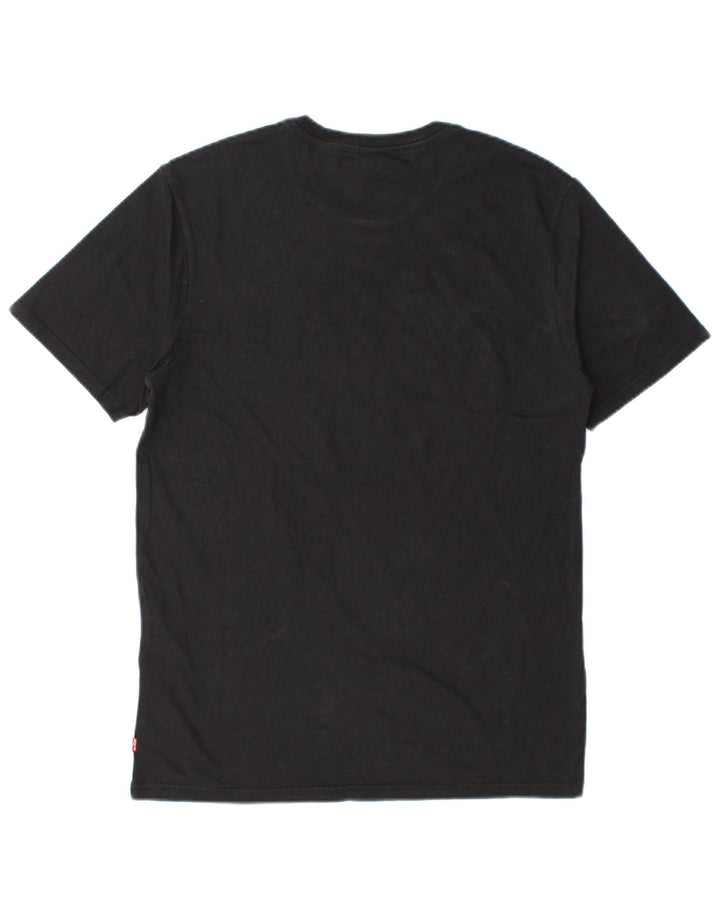 Levi's Mens Graphic T-Shirt Top Small Black Cotton