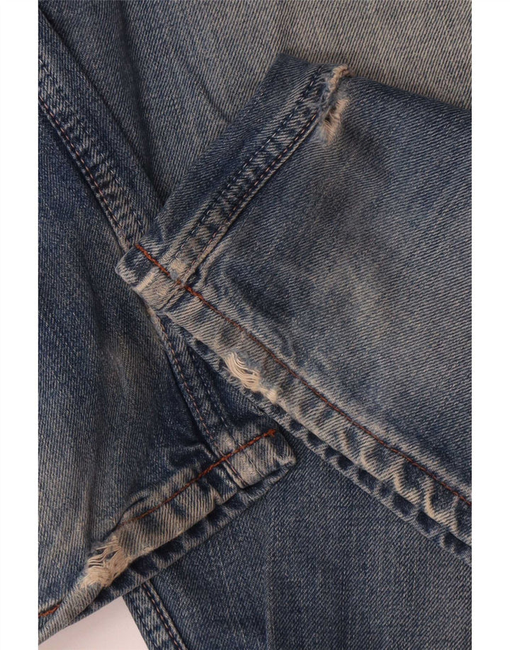 Levi's Mens 507 Slim Bootcut Jeans W31 L34 Blue Cotton