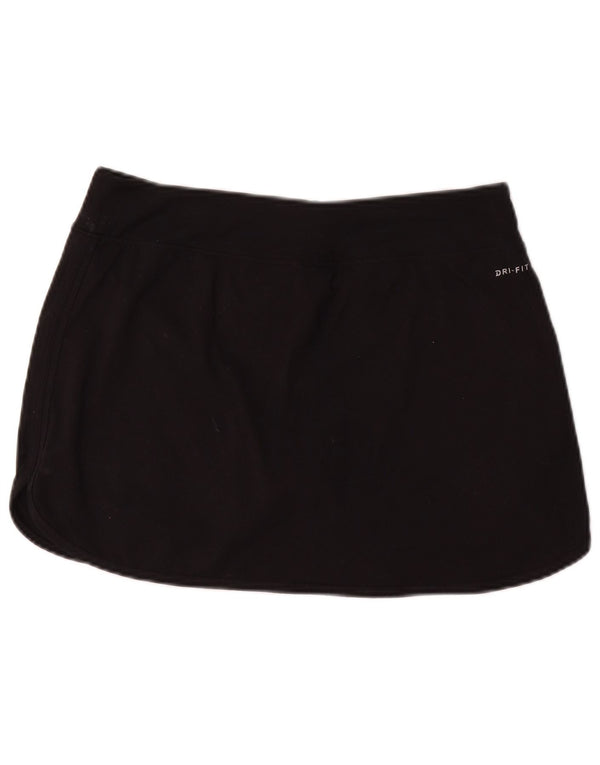 Nike Womens Dri Fit Tennis Skirt UK 14 Medium  Black Polyester