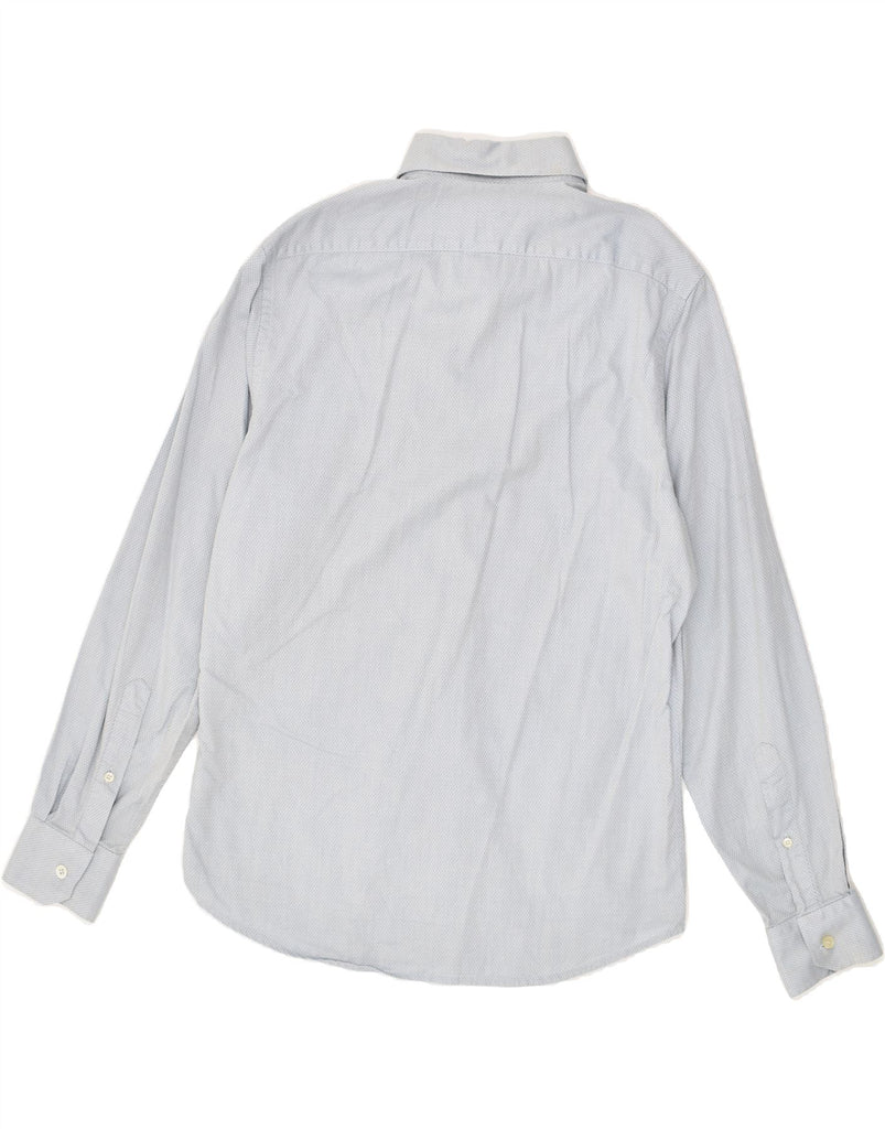 TRUSSARDI Mens Shirt Medium Blue Cotton | Vintage Trussardi | Thrift | Second-Hand Trussardi | Used Clothing | Messina Hembry 