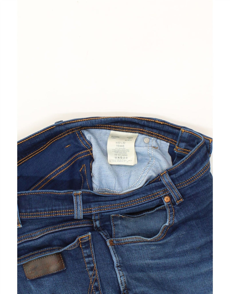 WRANGLER Mens Texas Denim Shorts W33 Medium Blue Cotton Vintage Wrangler and Second-Hand Wrangler from Messina Hembry 