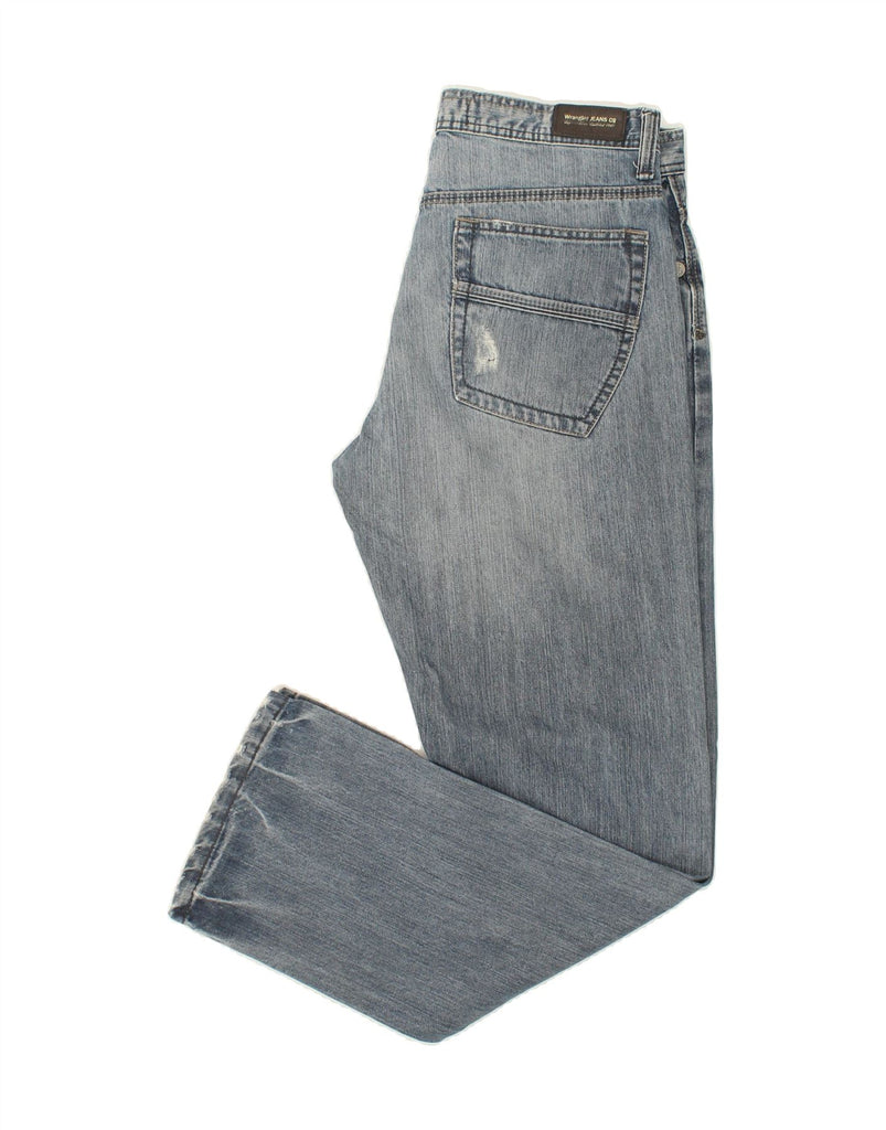 WRANGLER Mens Straight Jeans W34 L32 Blue Vintage Wrangler and Second-Hand Wrangler from Messina Hembry 