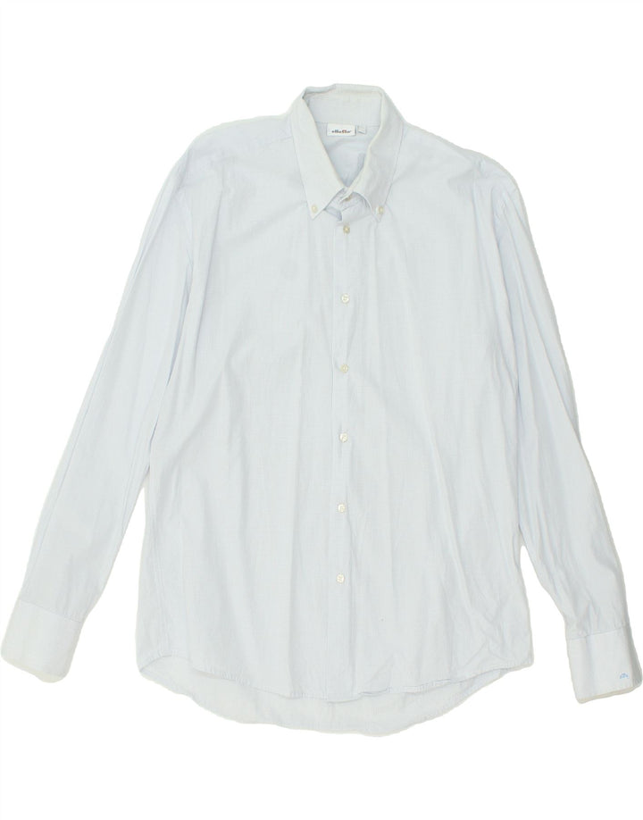 ELLESSE Mens Shirt XL Blue Check Vintage Ellesse and Second-Hand Ellesse from Messina Hembry 