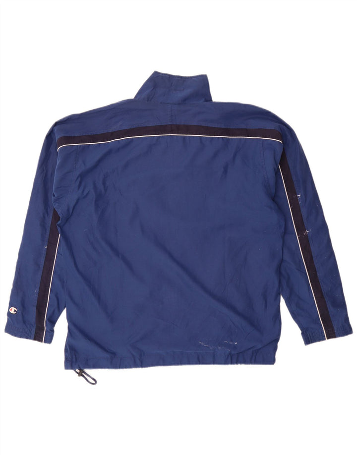 Champion Mens Tracksuit Top Jacket Medium Blue Colourblock