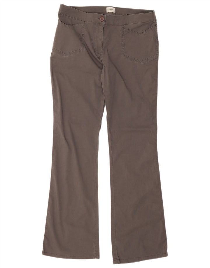 Calvin Klein Womens Bootcut Casual Trousers W31 L31 Grey Cotton