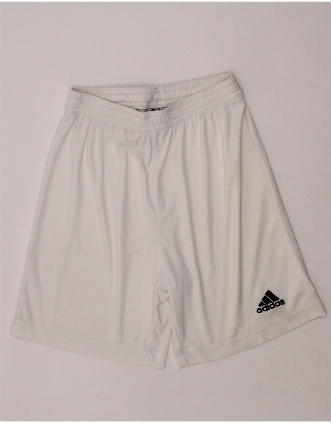 ADIDAS Boys Aeroready Sport Shorts 11-12 Years  White Polyester Vintage Adidas and Second-Hand Adidas from Messina Hembry 
