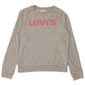 LEVI'S Womens Sweatshirt Jumper UK 6 XS Grey Cotton