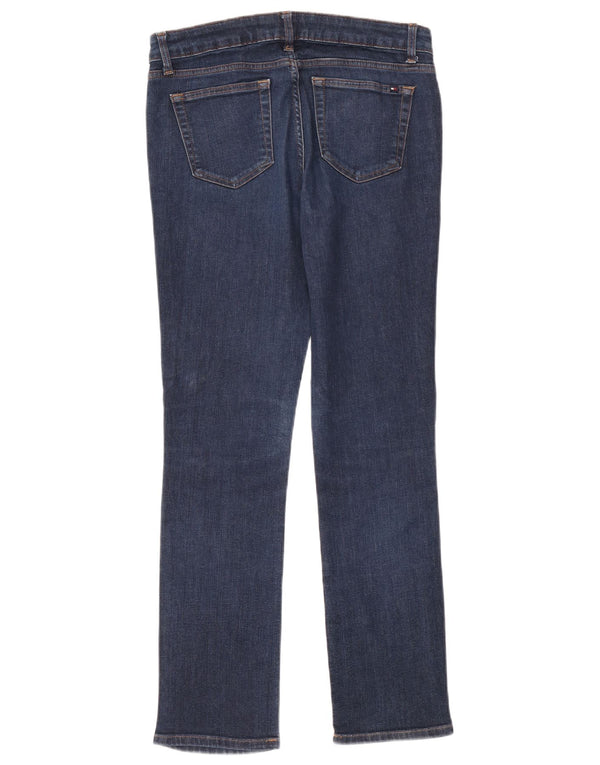 Tommy Hilfiger Womens Straight Jeans US 8 Medium W32 L31 Navy Blue