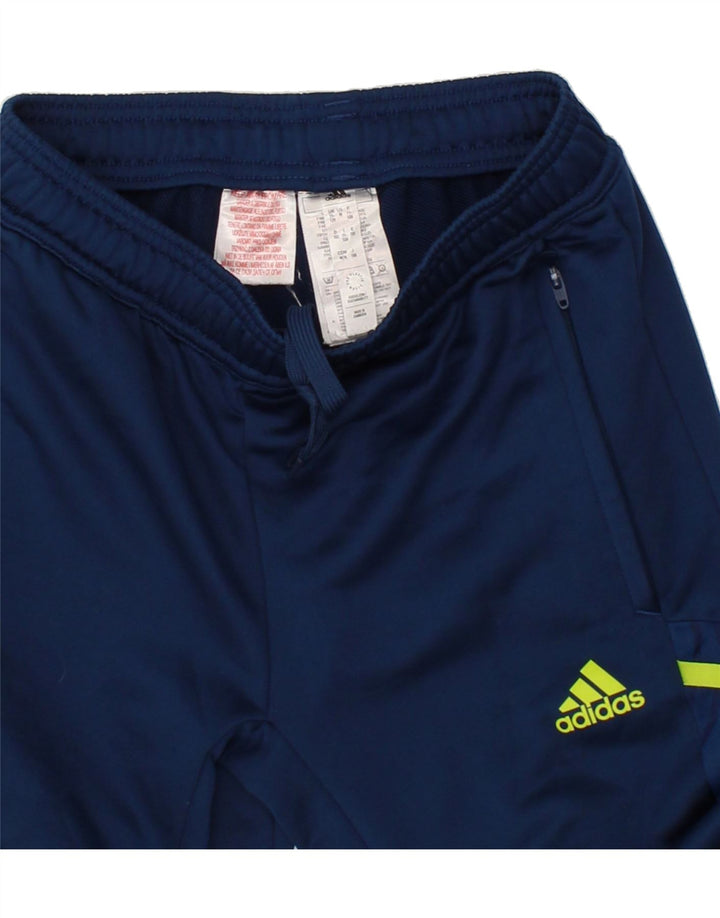 ADIDAS Boys Juventus Tracksuit Trousers 11-12 Years Navy Blue Polyester Vintage Adidas and Second-Hand Adidas from Messina Hembry 