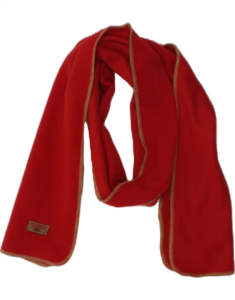 CHARRO Mens Fleece Rectangle Scarf One Size Red Polyester | Vintage Charro | Thrift | Second-Hand Charro | Used Clothing | Messina Hembry 