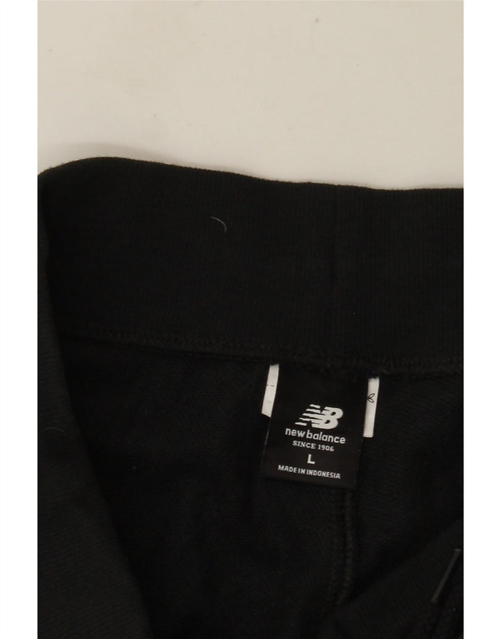 NEW BALANCE Mens Tracksuit Trousers Joggers Large  Black