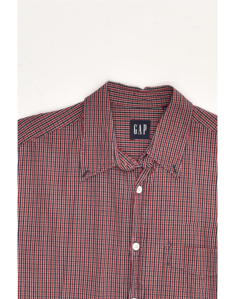 GAP Mens Shirt Medium Red Check | Vintage Gap | Thrift | Second-Hand Gap | Used Clothing | Messina Hembry 