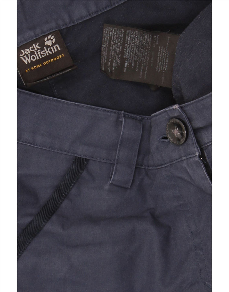 JACK WOLFSKIN Womens Straight Chino Trousers W25 L30 Navy Blue Polyester Vintage Jack Wolfskin and Second-Hand Jack Wolfskin from Messina Hembry 