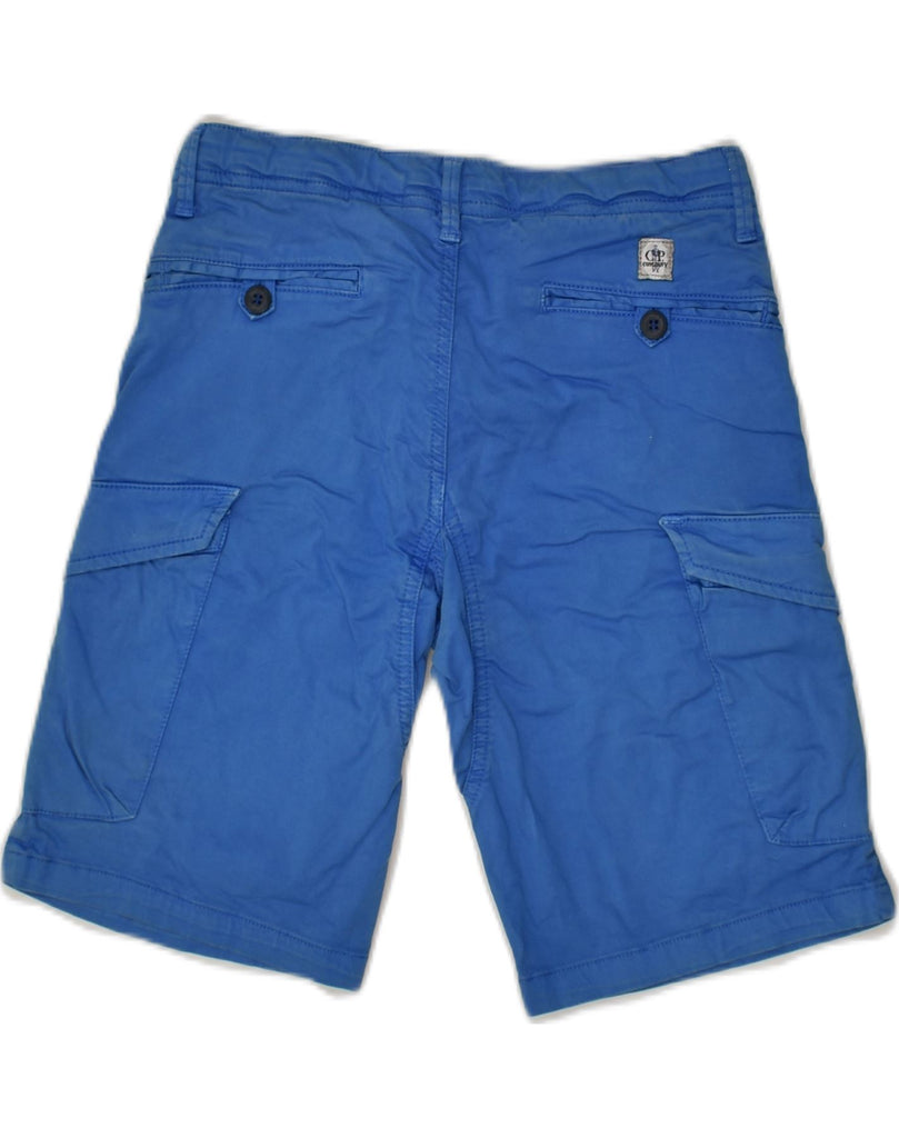 C.P. COMPANY Boys Cargo Shorts 9-10 Years W26 Blue Cotton | Vintage C.P. Company | Thrift | Second-Hand C.P. Company | Used Clothing | Messina Hembry 