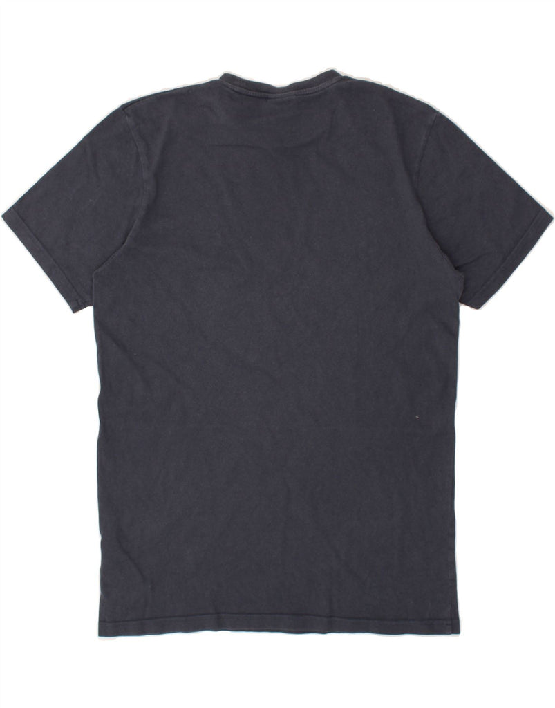 ELLESSE Mens T-Shirt Top Medium Navy Blue Cotton | Vintage Ellesse | Thrift | Second-Hand Ellesse | Used Clothing | Messina Hembry 