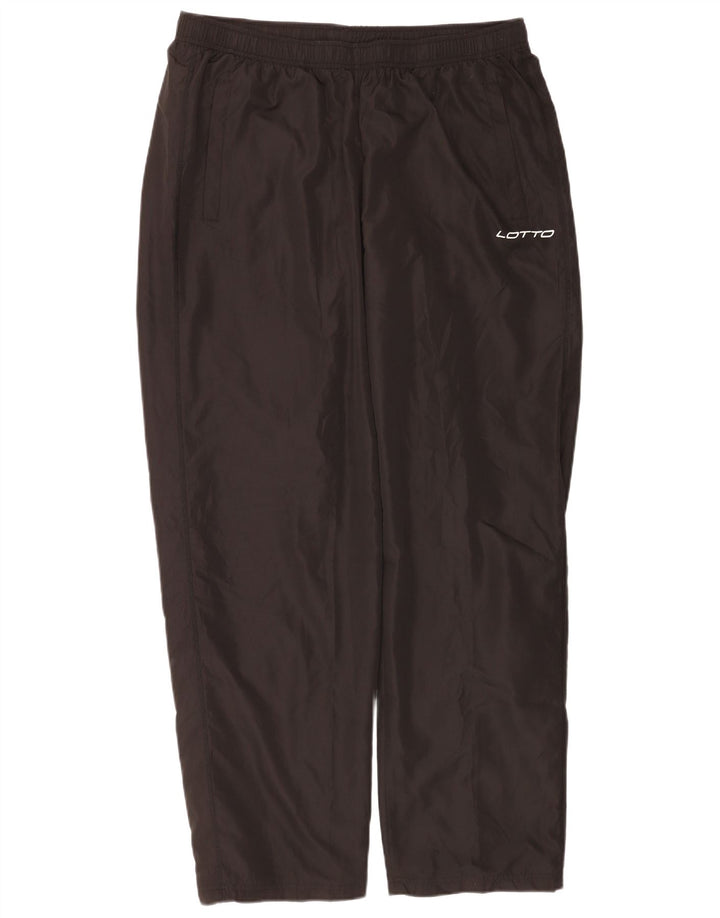Lotto Mens Tracksuit Trousers UK 44/46 2XL Black Polyester