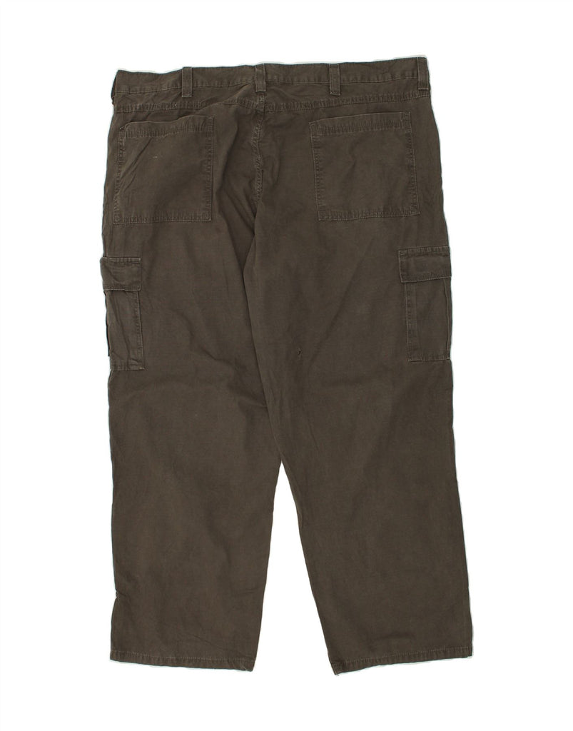 WRANGLER Mens Straight Cargo Trousers W44 L30  Grey Cotton | Vintage Wrangler | Thrift | Second-Hand Wrangler | Used Clothing | Messina Hembry 