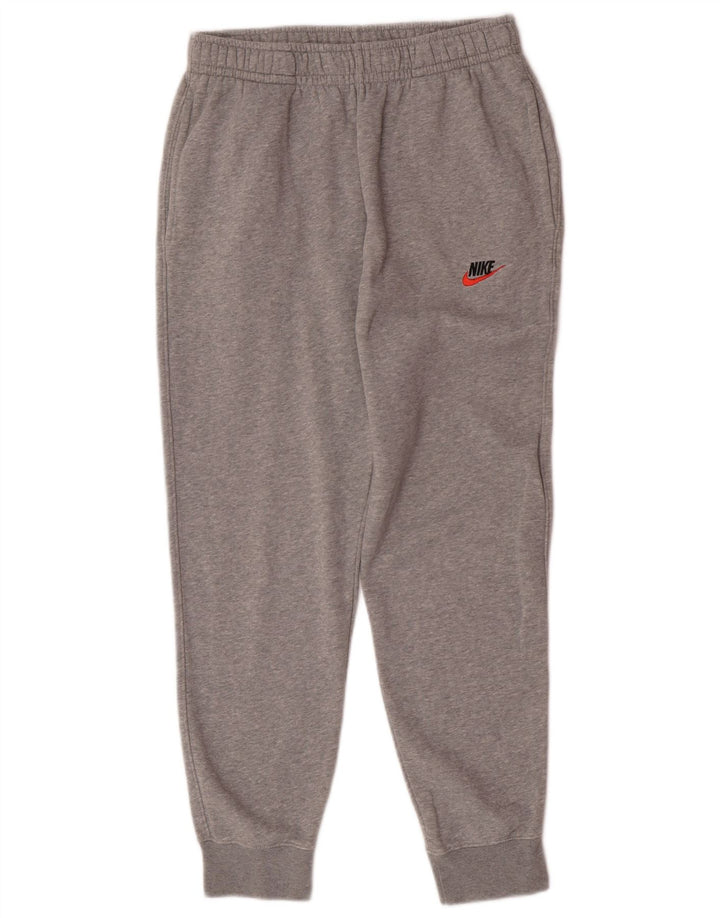 Nike Mens Tracksuit Trousers Joggers Medium  Grey Cotton