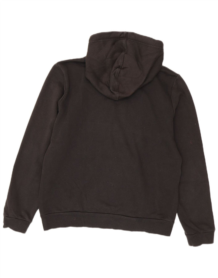 Puma Womens Graphic Hoodie Jumper UK 14 Medium Black