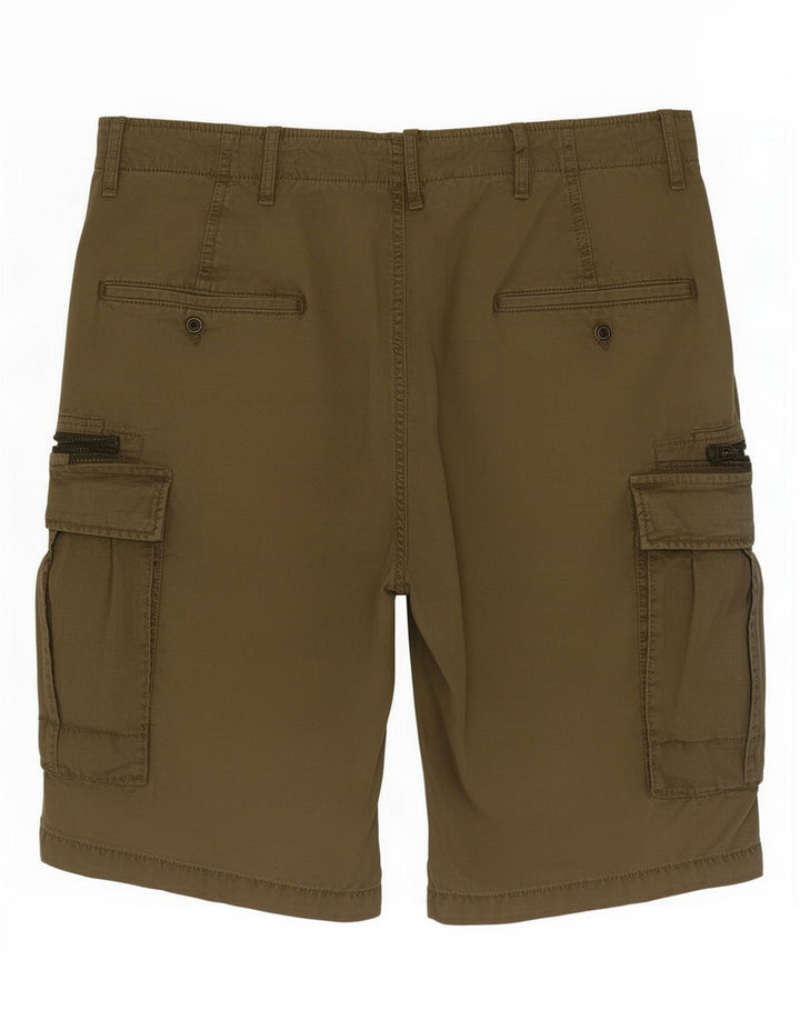 Superdry Mens Cargo Shorts W34 Large Khaki Cotton