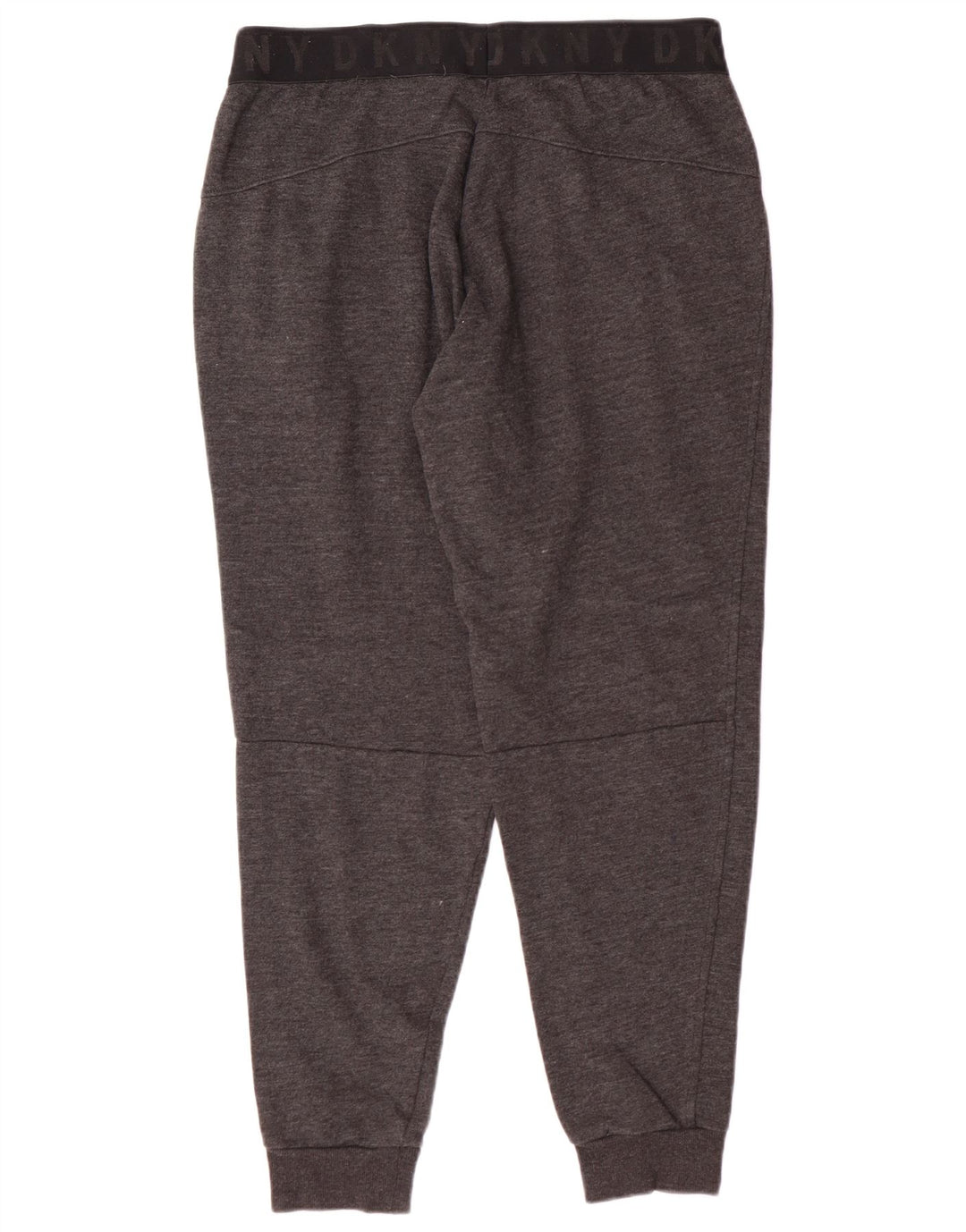 DKNY Mens Graphic Tracksuit Trousers Joggers Medium  Grey Cotton