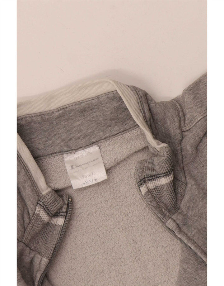 Champion Mens Tracksuit Top Jacket 2XL Grey Colourblock