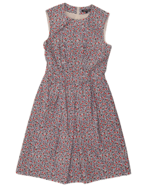 Tommy Hilfiger Womens Sleeveless A-Line Dress US 4 Small Multicoloured