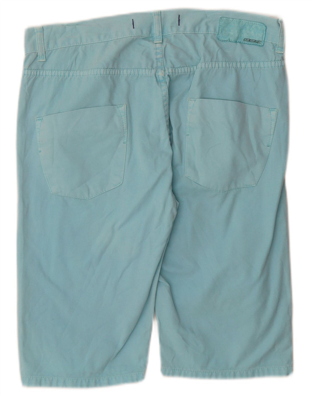 RRD Mens Casual Shorts W32 Medium Blue Cotton
