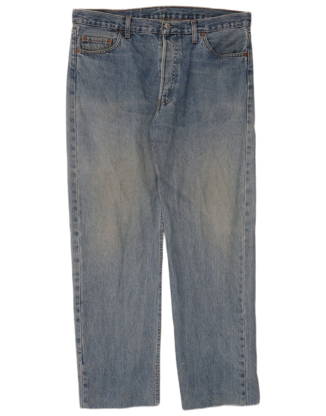 Levi's Mens 501 Straight Jeans W40 L30 Blue Cotton