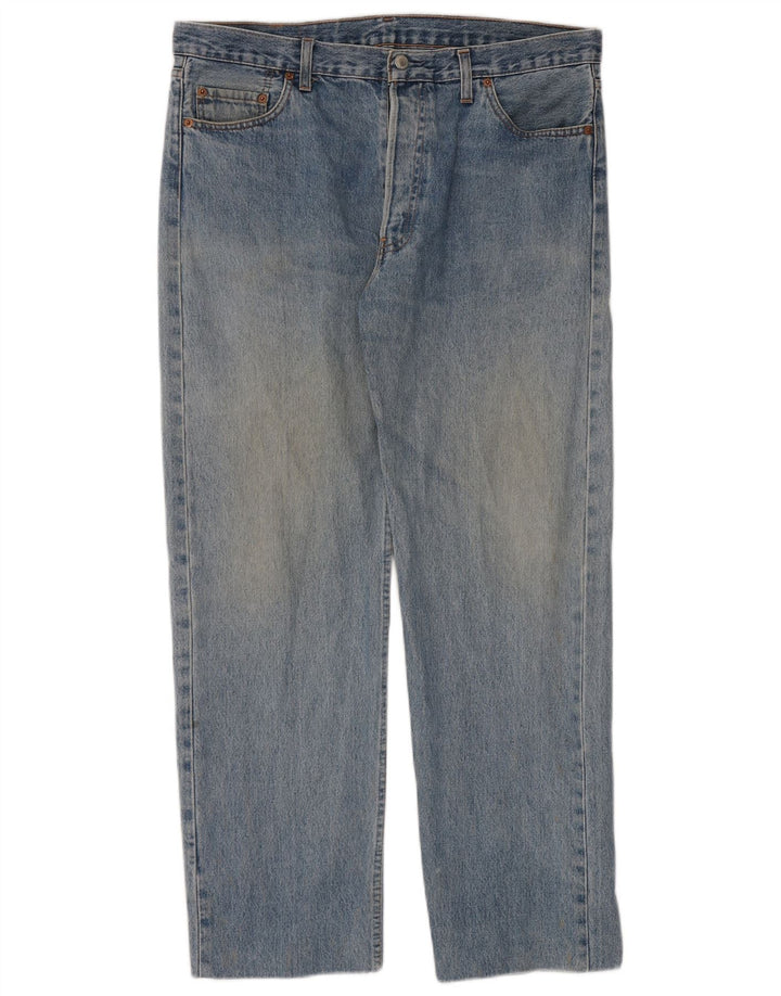 Levi's Mens 501 Straight Jeans W40 L30 Blue Cotton