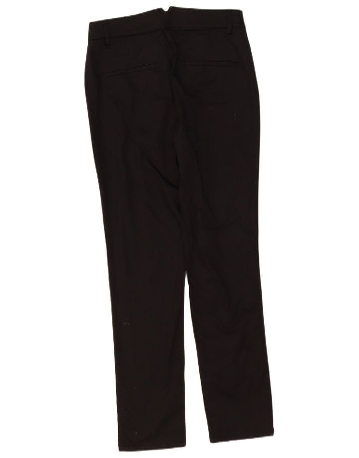 Massimo Dutti Womens Slim Chino Trousers EU 38 Small W28 L29 Black