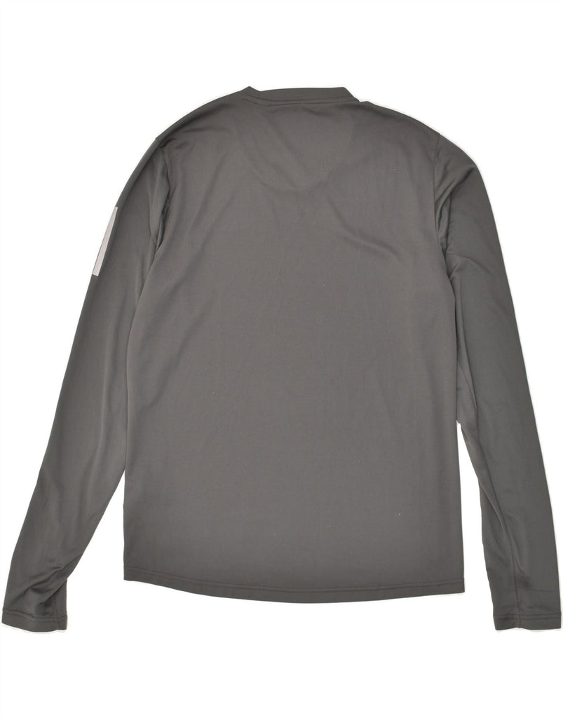 ADIDAS Mens Climacool Top Long Sleeve Medium Grey Polyester | Vintage Adidas | Thrift | Second-Hand Adidas | Used Clothing | Messina Hembry 