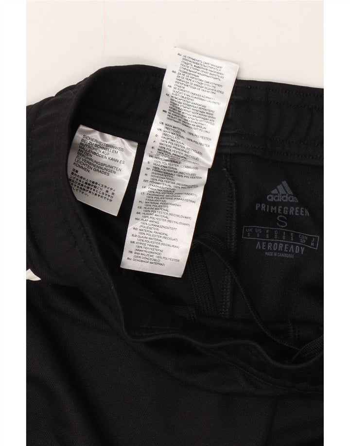Adidas Mens Aeroready Tracksuit Trousers Small Black Polyester
