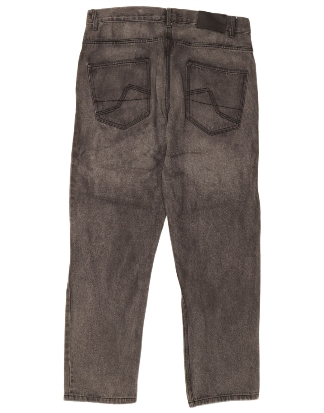Pierre Cardin Mens Regular Fit Straight Jeans W36 L30 Grey Cotton